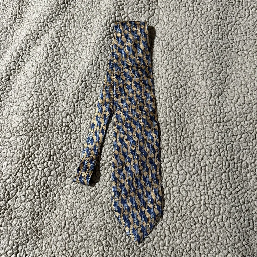 Cocktail Collection Martini Men's Tie 100% Silk Gold, Blue, Purple And Black